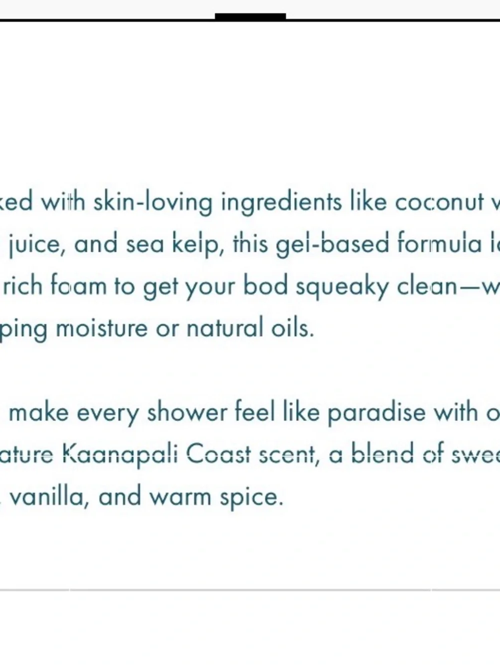 Kopari Coconut Hydrating Body Wash